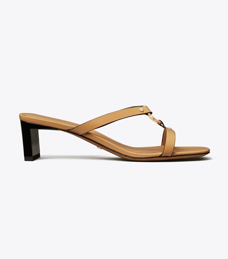 Tory Burch designer sandales Sandales à talon à bague dans Cantucci de côté