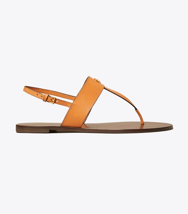 Tory Burch designer sandales Sandales Capri dans BRANDY de côté
