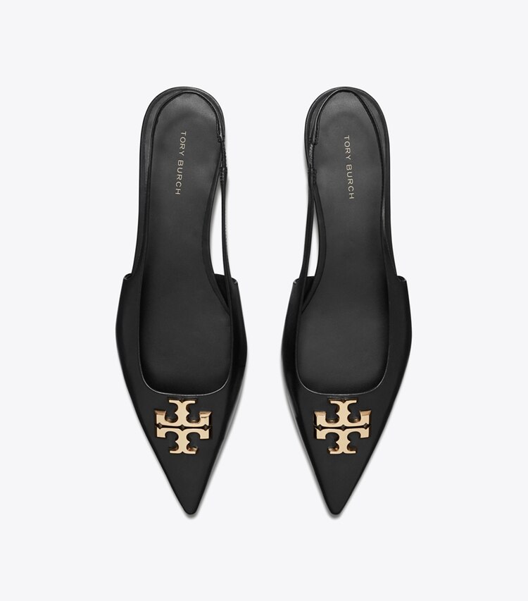 Tory Burch designer mocassins Sandales Eleanor à bride arrière in PERFECT BLACK dessus