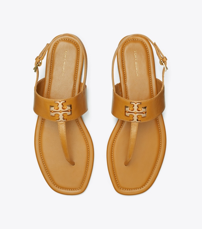 Tory Burch designer sandales Sandales Eleanor in CARAMEL CORN angle