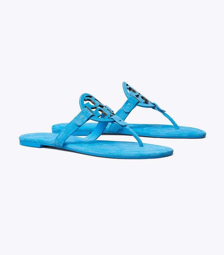 Tory Burch designer sandales Sandales en daim Miller in DEEP BLUE angle