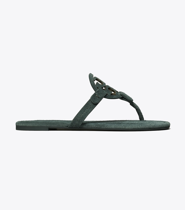 Tory Burch designer sandales Sandales en daim Miller in WARM TEAL side