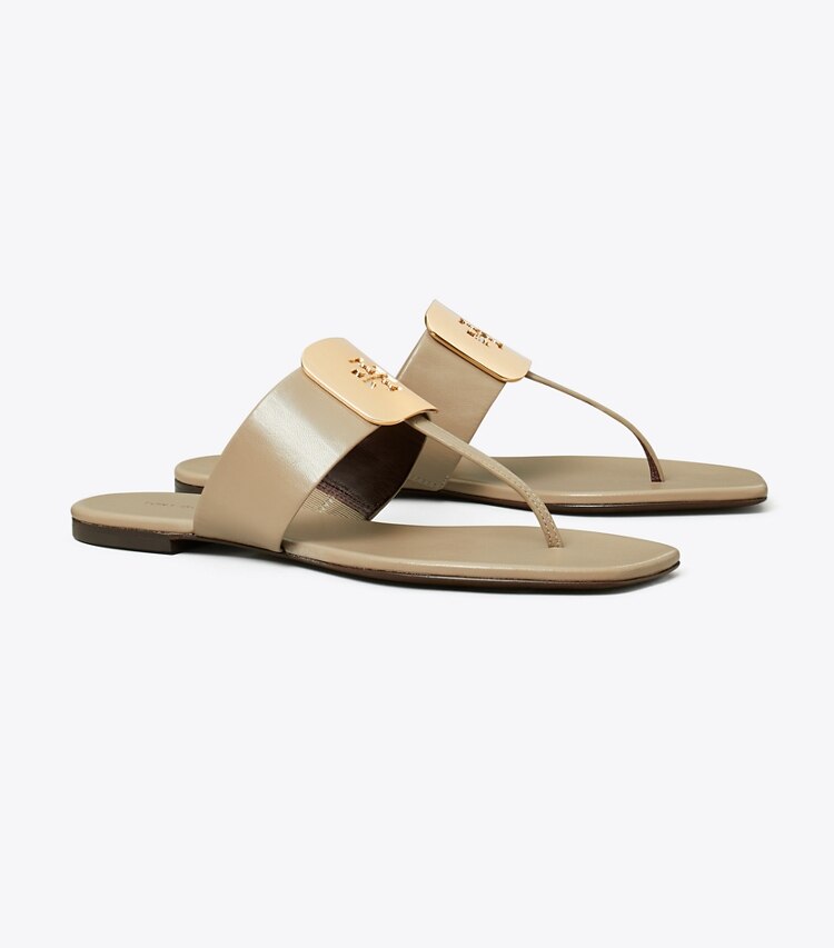 Tory Burch designer sandales Sandales Georgia in ECRU angle