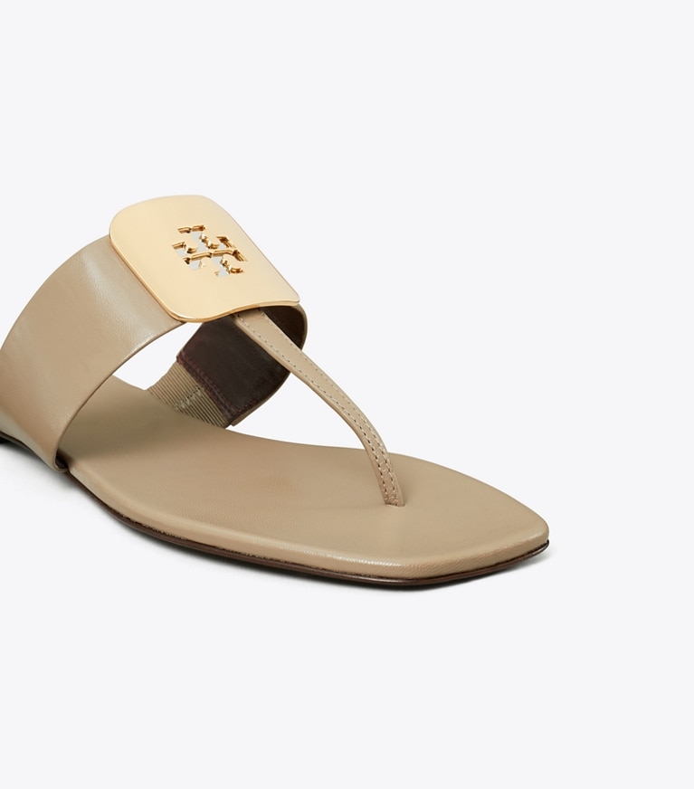 Tory Burch designer sandales Sandales Georgia in ECRU angle