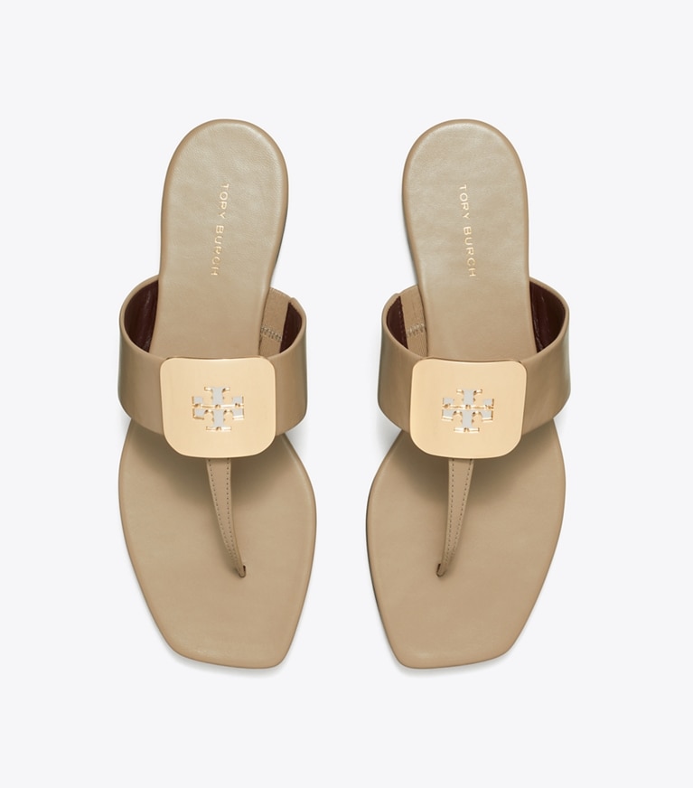 Tory Burch designer sandales Sandales Georgia in ECRU angle