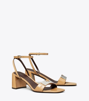 Tory Burch designer sandales Sandales Gigi in CANTUCCI / SILVER angle