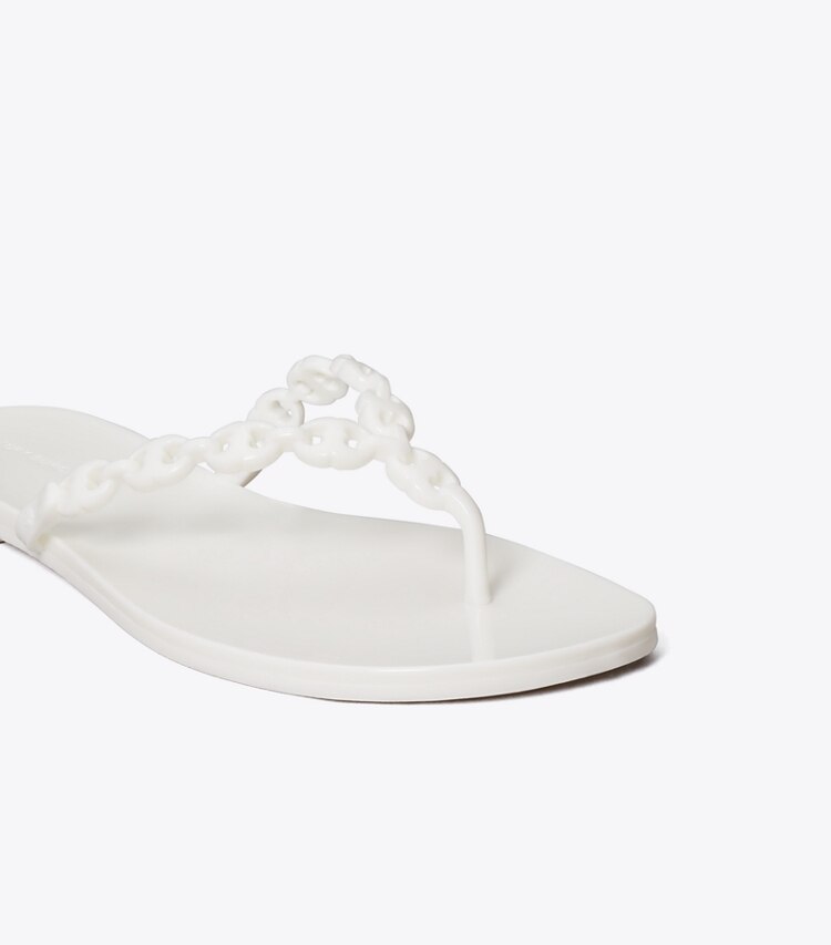 Tory Burch designer sandales Sandales Jelly Geminin Link in WHITE informations