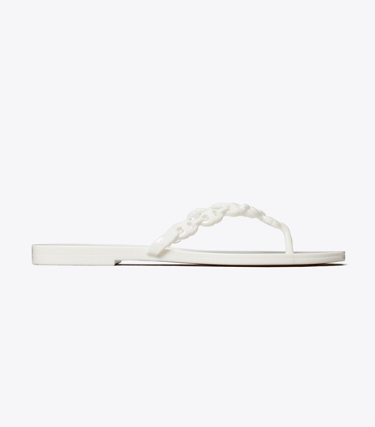 Tory Burch designer sandales Sandales Jelly Geminin Link in WHITE side