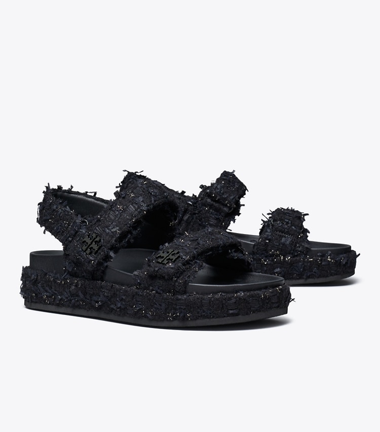 Tory Burch designer sandales Sandales Kira sport dans MIDNIGHT NAVY angle