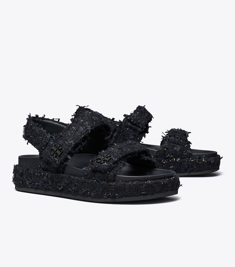Tory Burch designer sandales Sandales Kira sport dans MIDNIGHT NAVY angle