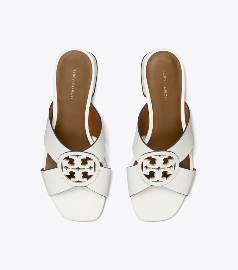 Tory Burch designer sandales Sandales Miller à brides croisées in CLOUD angle