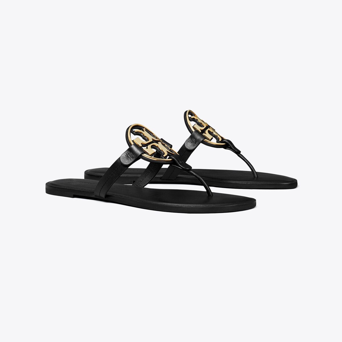 Sandales Miller avec logo en métal: Femme Chaussures | Sandales | Tory Burch FR