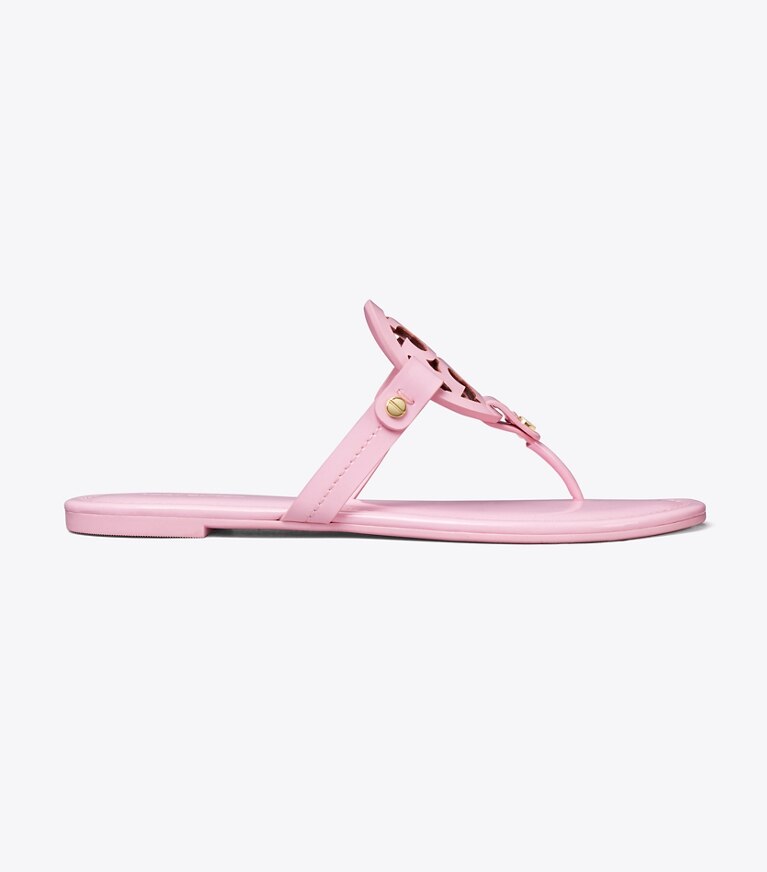 Tory Burch designer sandales Sandales Miller en cuir verni in Petunia angle
