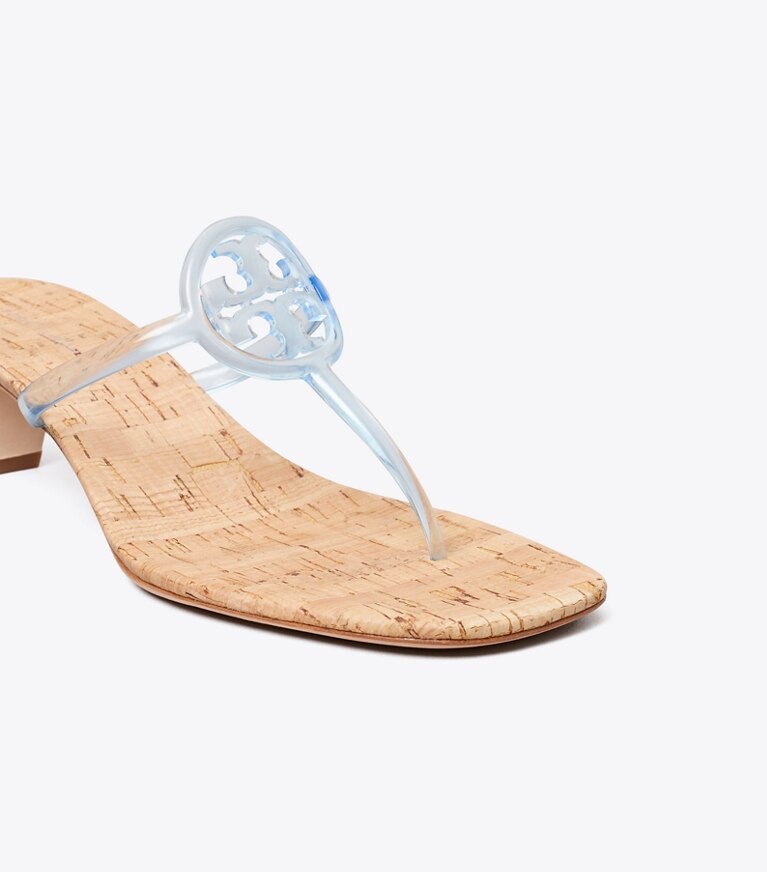 Tory Burch designer sandales Sandales Miller Jelly à petit talon in PALE BLUE informations