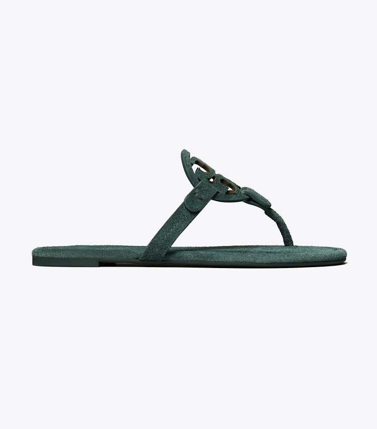 Tory Burch designer sandali Sandali Miller in suede in WARM TEAL side