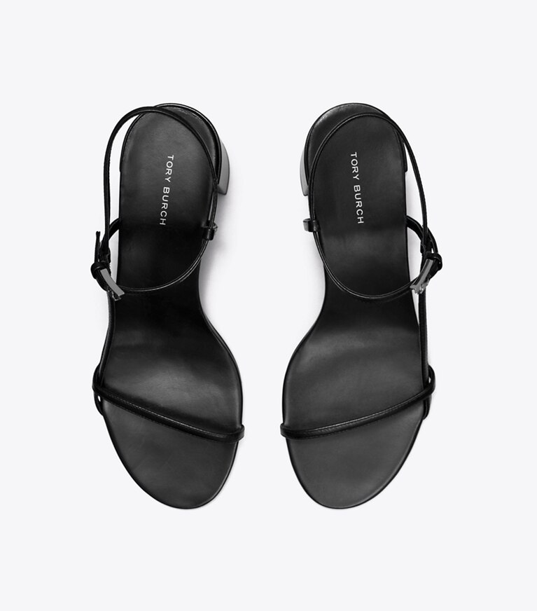 Tory Burch diseñador sandalias Sandalia con tacón Gigi en PERFECT BLACK vista superior