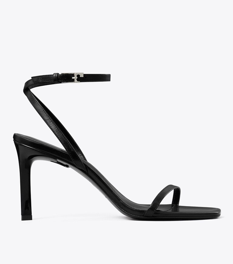 Tory Burch diseñador sandalias Sandalia con tacón Gigi en BLACK lateral