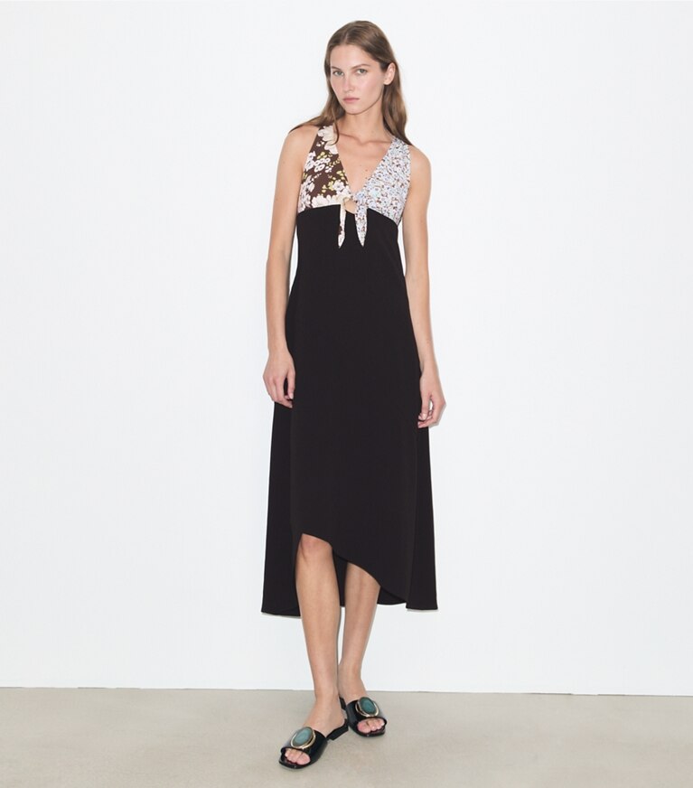 Tory Burch diseñador sandalias Sandalia con tacón Patos en PERFECT BLACK adicional en modelo