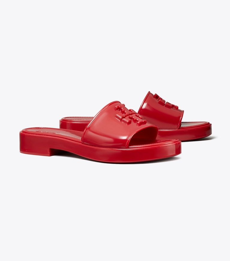 Tory Burch diseñador sandalias Sandalia Eleanor Jelly en TORY RED ángulo