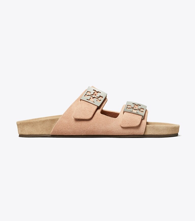 Tory Burch diseñador sandalias Sandalia Mellow en MALVA / AVOLA lateral
