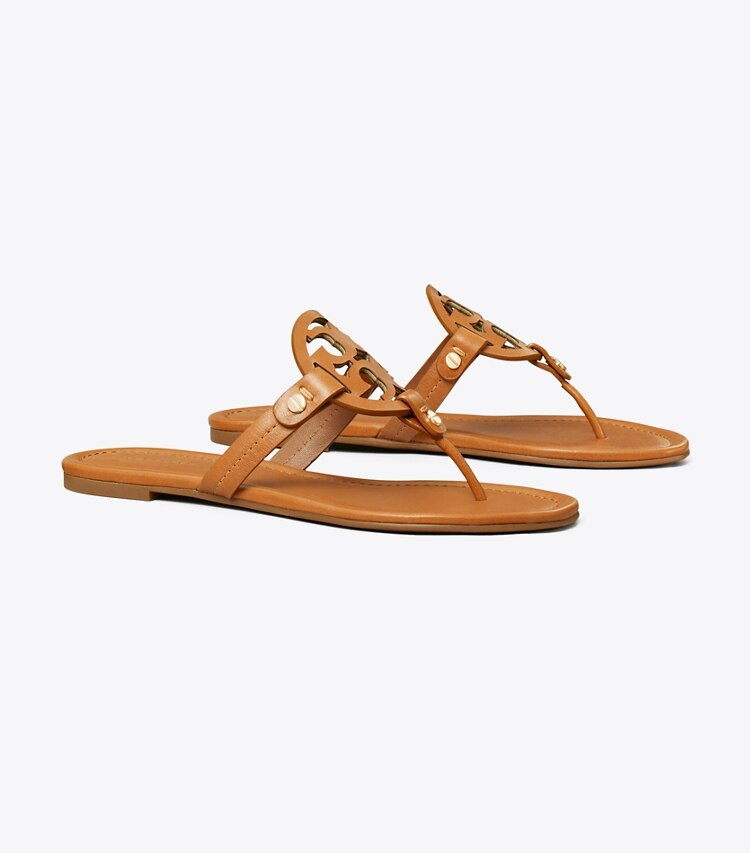 Tory Burch diseñador sandalias Sandalia Miller en Vintage Vachetta ángulo