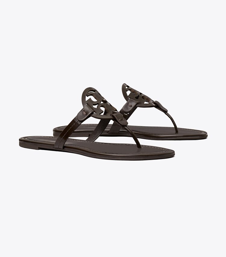 Tory Burch diseñador sandalias Sandalia Miller en COCOA ángulo