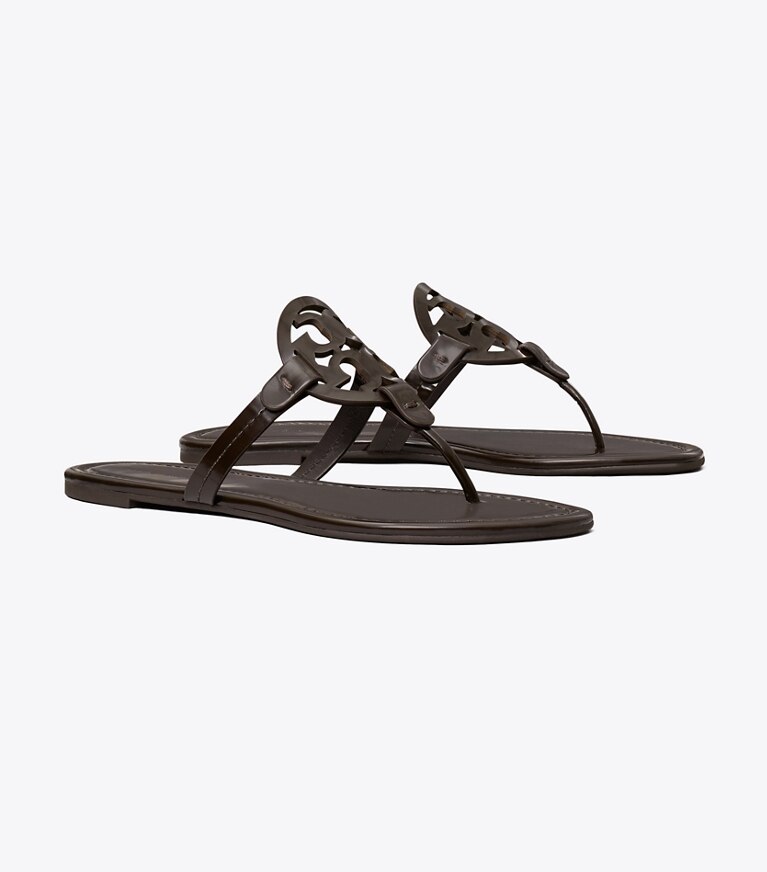 Tory Burch diseñador sandalias Sandalia Miller en COCOA ángulo
