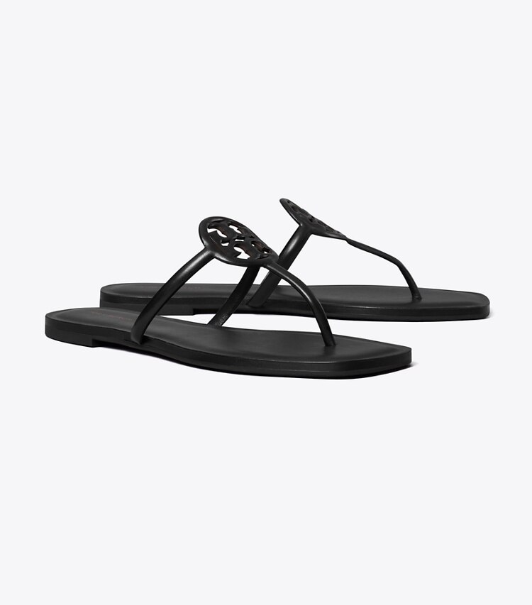 Tory Burch diseñador sandalias Sandalia Miller Capri en PERFECT BLACK ángulo