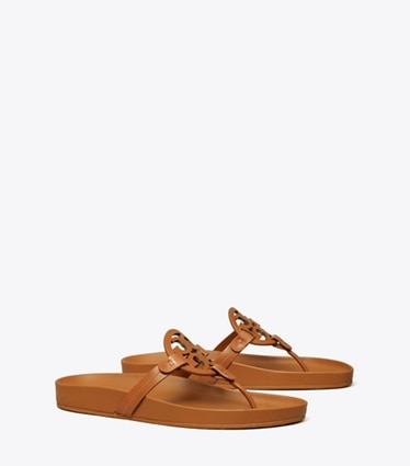 Tory Burch diseñador sandalias Sandalia Miller Cloud en BOURBON MIELE / BOURBON MIELE ángulo