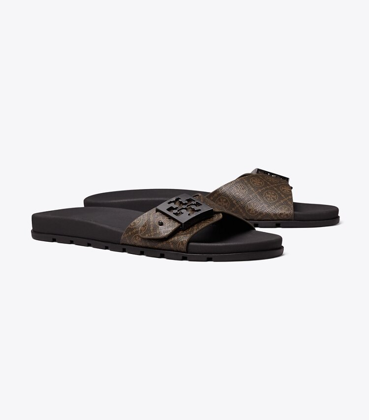 Tory Burch diseñador sandalias Sandalias con hebilla Mellow en T MONO FRENCH PRESS / FRENCH PRESS ángulo