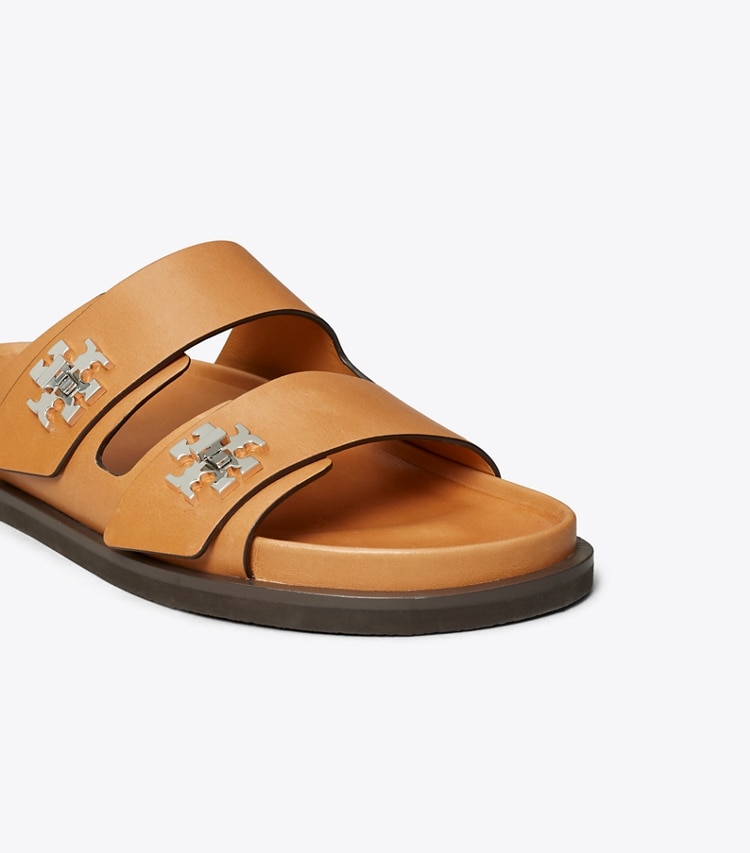 Tory Burch diseñador sandalias Sandalias deportivas con broche giratorio en CAMELLO detalle