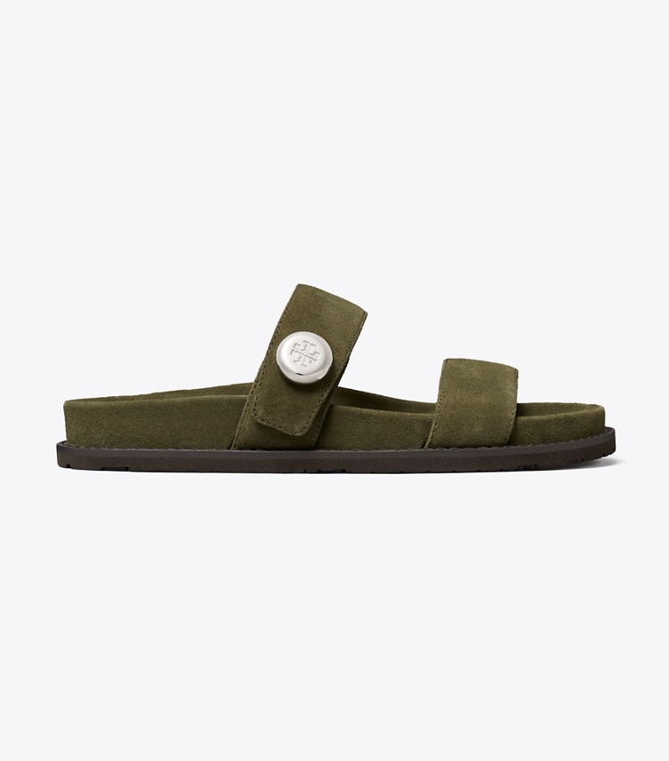 Tory Burch diseñador sandalias Sandalias deportivas Romy en DARK OLIVE lateral