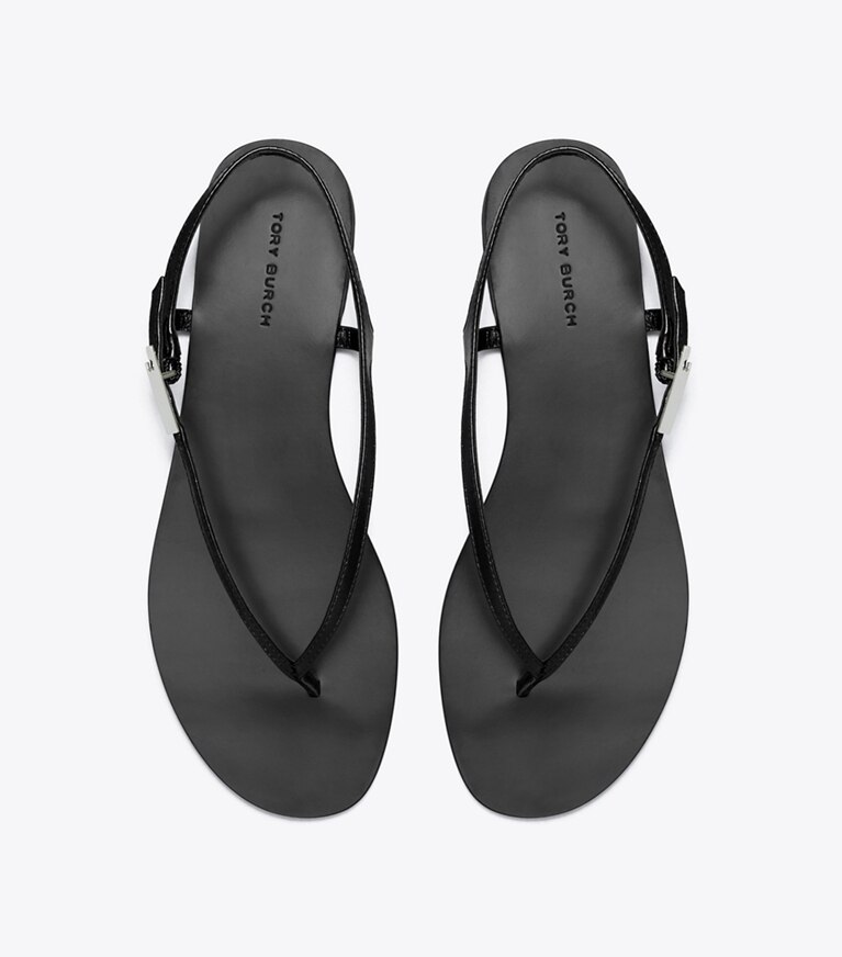 Tory Burch diseñador sandalias Sandalias Gigi en PERFECT BLACK vista superior