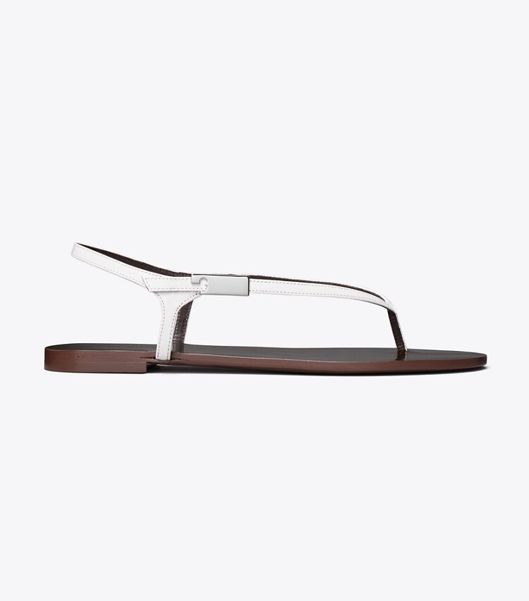 Tory Burch diseñador sandalias Sandalias Gigi en WHITE lateral