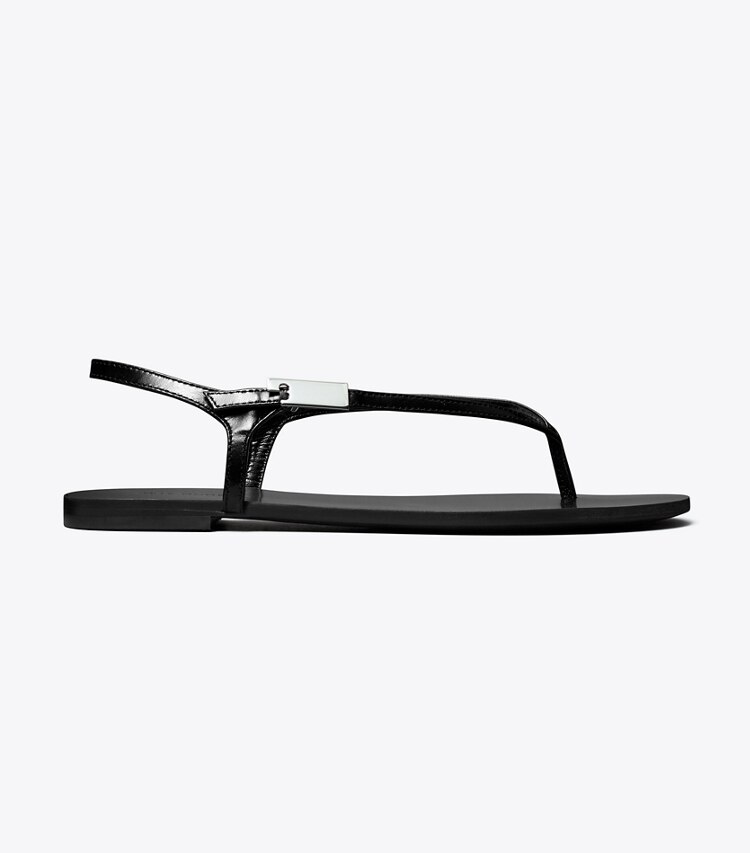 Tory Burch diseñador sandalias Sandalias Gigi en PERFECT BLACK lateral