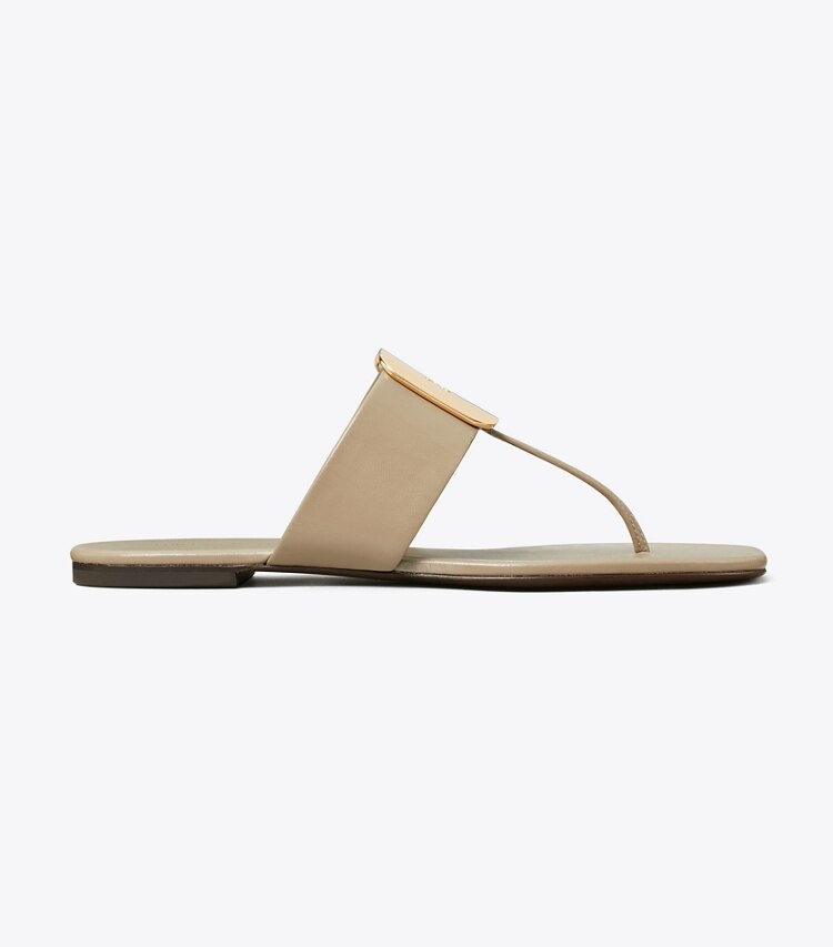 Tory Burch designer sandali Sandalo Georgia in DARK ELK side