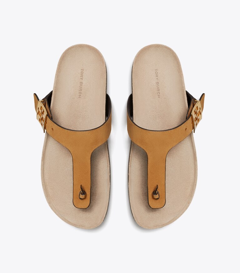 Tory Burch designer sandali Sandalo infradito Mellow in RHUM / AVOLA angle
