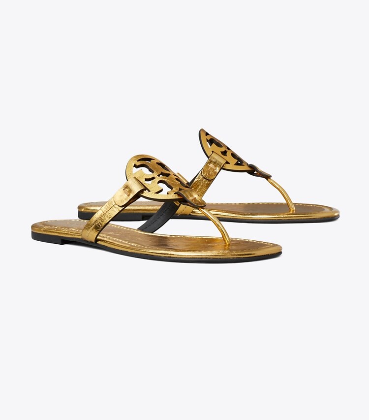 Tory Burch designer sandali Sandalo Miller in GOLD LEAF angle