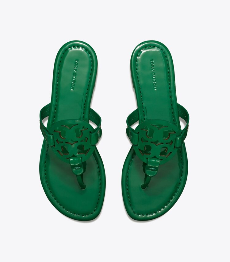 Tory Burch designer sandali Sandalo Miller in vernice in GRASS superiore