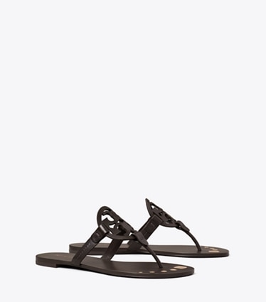 Tory Burch designer sandali Sandalo Miller Nail Polish in COCOA angle