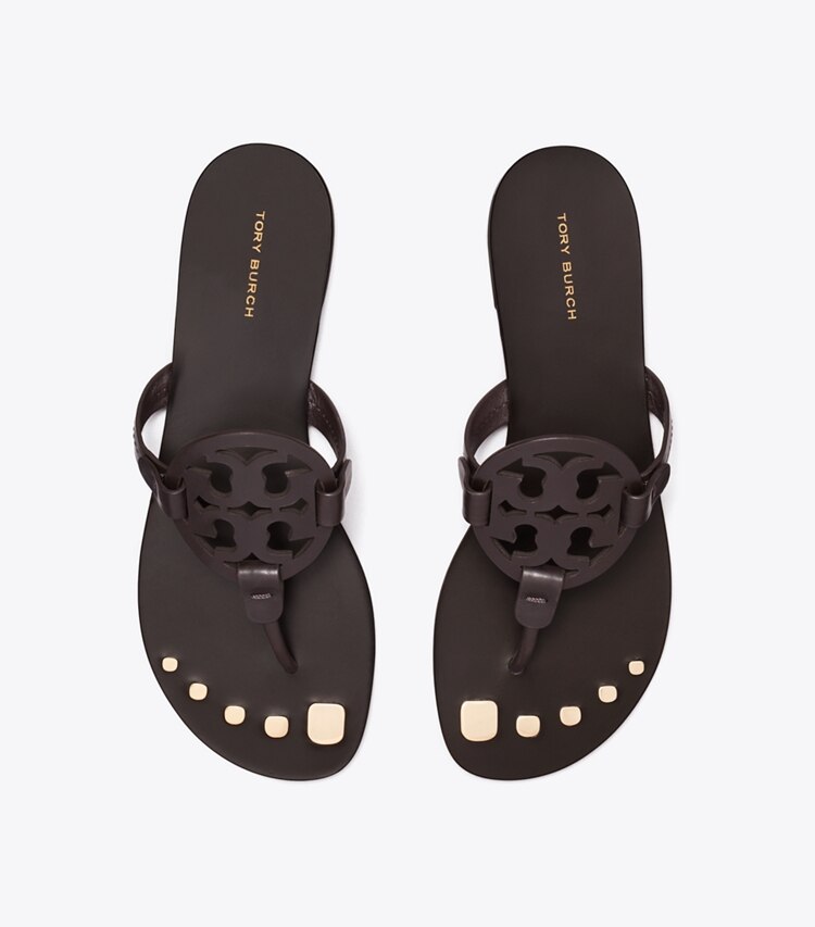 Tory Burch designer sandali Sandalo Miller Nail Polish in COCOA superiore