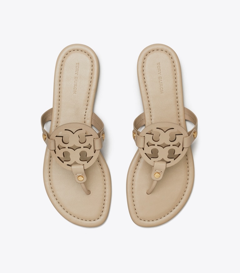 Tory Burch designer sandali Sandalo Miller in OYSTER angle