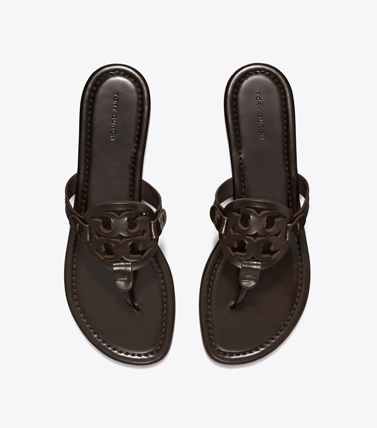 Tory Burch designer sandali Sandalo Miller in COCOA angle