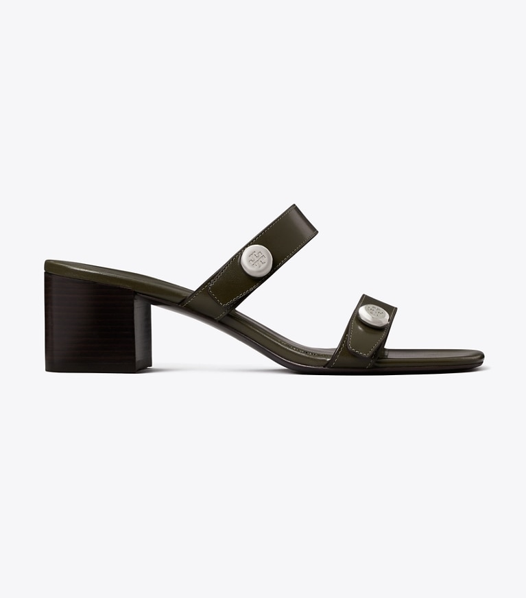 Tory Burch designer sandali Sandalo Romy City in LECCIO side