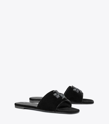 Slider sportiva con doppia T: Donna Scarpe | Sandali | Tory