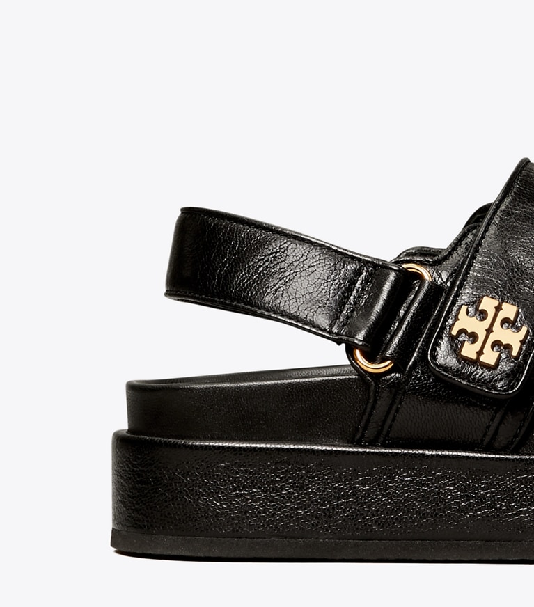 Tory Burch designer sandali Sandalo sportivo Kira in BLACK angle