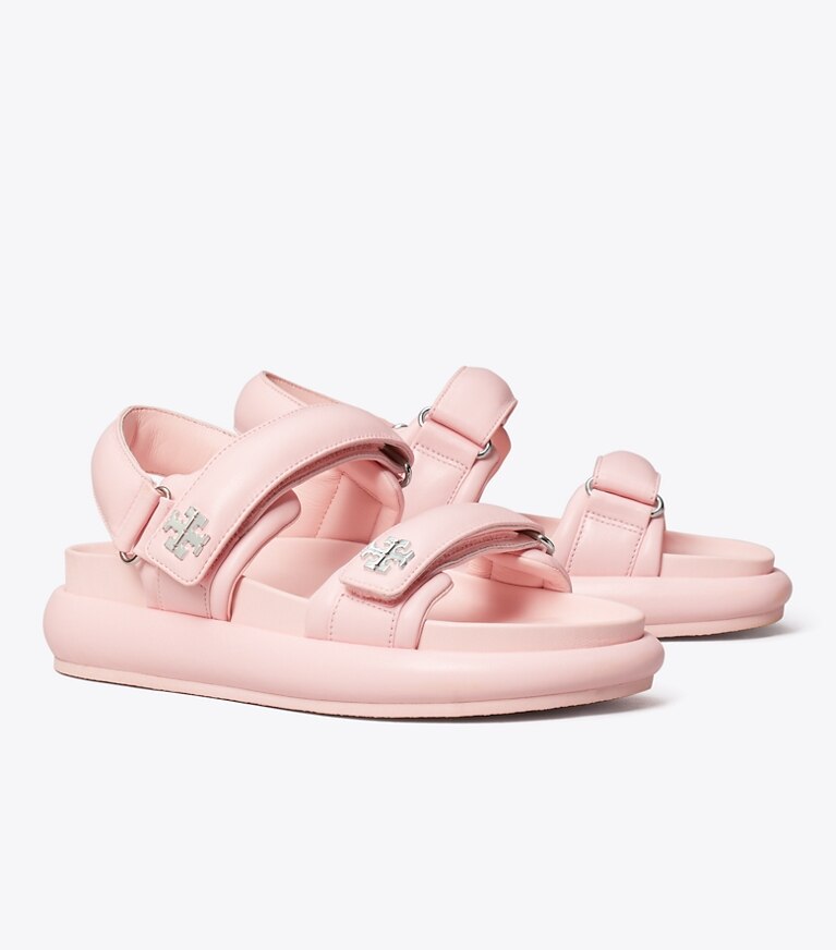 Tory Burch designer sandali Sandalo sportivo Kira imbottito x BonBon in STRAWBERRY MARSHMALLOW angle
