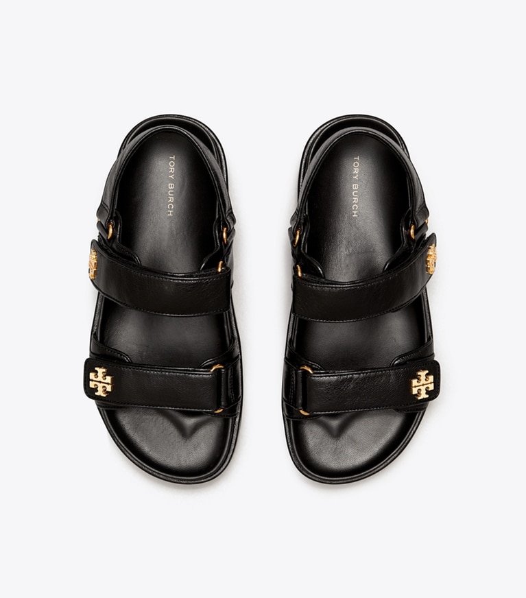 Tory Burch designer sandali Sandalo sportivo Kira in BLACK angle