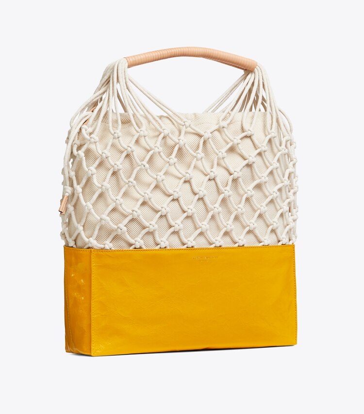 Tory Burch designer shoulder bags Sandrine Net Bag in Solar angle