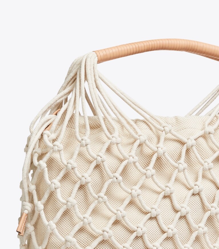 Tory Burch designer shoulder bags Sandrine Net Bag in Solar angle